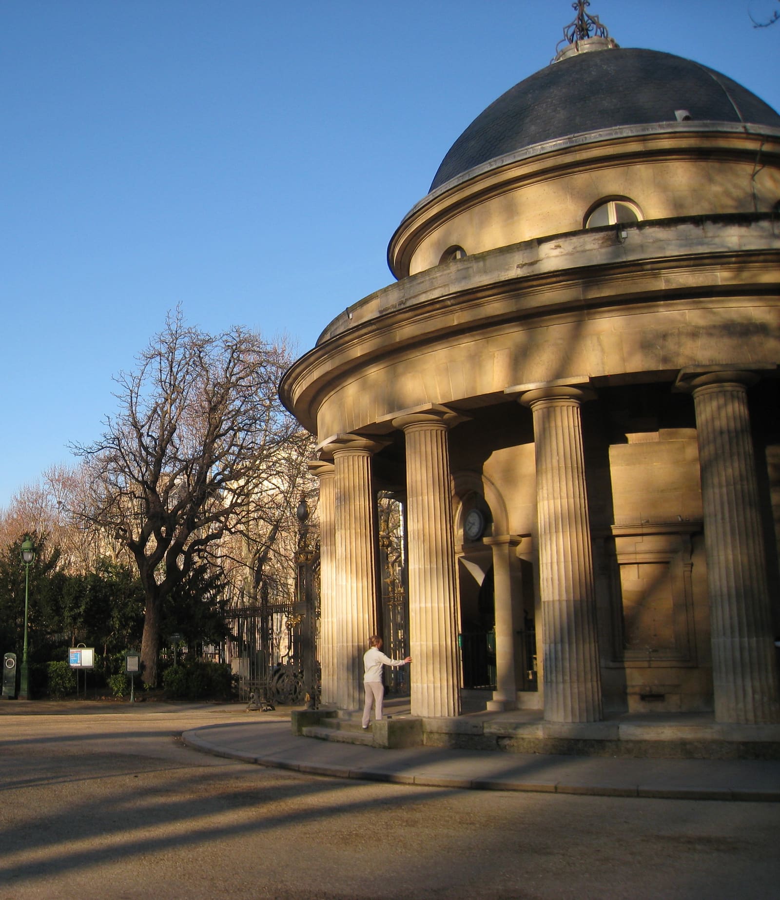 La rotonde du parc Monceau